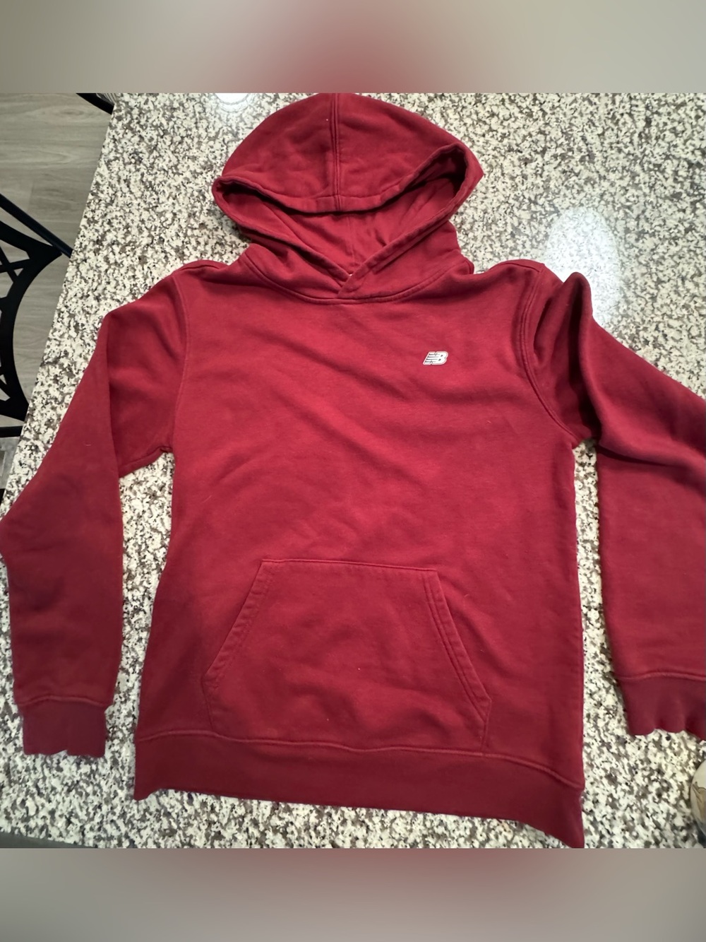 New Balance Black and White Logo Pullover